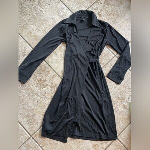 Express Black Long Sleeve Dress
